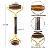 Natural Tiger Eye Face Massager DJEW-F005-01C-2
