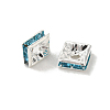 Brass Rhinestone Spacer Beads X-RSB072-13S-1