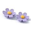 Opaque Resin Cabochons RESI-WH0026-75C-02-2
