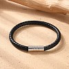 Mixed Braided Leather Cord Bracelets BJEW-I199-M-6