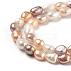 Natural Cultured Freshwater Pearl Beads Strands PEAR-L033-31G-2