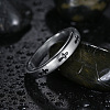 Cross 304 Stainless Steel Rotating Finger Ring PW-WG58926-01-3