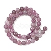 Natural Purple Madagascar Rose Quartz Beads Strands G-Z115-C02-8mm-3