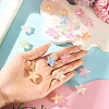 20Pcs UV Plating Transparent Acrylic Beads MACR-TA0002-79-6