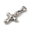 Non-Tarnish 304 Stainless Steel Pendants STAS-M322-14P-2
