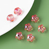 1-Hole Transparent Acrylic Buttons MACR-S373-129-C08-3