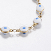 304 Stainless Steel Anklets AJEW-F033-02B-2