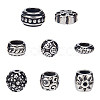 8Pcs 8 Style 316 Surgical Stainless Steel Beads STAS-UN0046-61-1