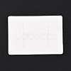 Rectangle Paper Hair Clip Display Cards DIY-B061-02E-3