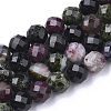 Natural Multicolor Tourmaline Beads Strands G-S345-4mm-001-1