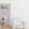 Leaf Acrylic Mirror Wall Stickers OACR-WH0032-06A-4