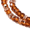Electroplate Glass Beads Strands GLAA-Q105-03K-3