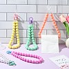 7Pcs Round Acrylic Beads Napkin Holder HJEW-CJ00085-6