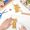 2Pcs Polyester Clothing Patches PATC-GF0001-85B-3
