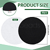 30Pcs Self-adhesive Felt Pad DIY-PH0034-88B-2