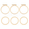 Plastic Imitation Bamboo Cross Stitch Embroidery Hoops TOOL-TADJ0001-03B-3