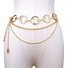 Alloy Moon Link 3 Layer Waist Chains for Women WGF4895-07-1