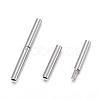 Tarnish Resistant 304 Stainless Steel Bayonet Clasps STAS-F108-12P-1.3mm-2