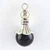 Natural Amethyst Pendants G-Q459-02B-1