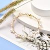 Natural Pearl Braided Bangle for Teen Girl Women BJEW-JB06828-2