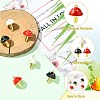 6Pcs 3 Colors Brass Enamel Pendants KK-CJ0003-61-3