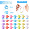 70G 7 Colors AB Color Opaque Resin Beads RESI-TA0002-88-4