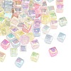 UV Plating Transparent Acrylic Beads MACR-K361-37-1