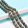 Tibetan Style dZi Beads Strands TDZI-E005-01H-2