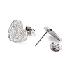 Non-Tarnish 304 Stainless Steel Stud Earring Findings STAS-I183-02B-P-3