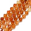 Natural Carnelian Beads Strands G-I376-B10-01-1