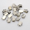 Tarnish Resistant 304 Stainless Steel Ribbon Clamp Ends STAS-N024-07-2