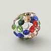 Rhinestone Pave Disco Ball Beads RB-TAC0002-02B-04-2