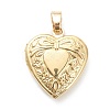 Brass Locket Pendants X-KK-P199-18G-2