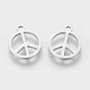 Non-Tarnish 304 Stainless Steel Charms STAS-Q201-T062-2