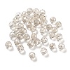 Electroplate Round Glass Beads  EGLA-A043-01-PL01-1