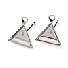 Non-Tarnish 304 Stainless Steel Stud Earring Settings STAS-J032-10-5