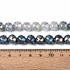 Anti-Tarnish Electroplate Glass Beads Strands GLAA-N064-10mm-01-4
