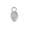 Brass Micro Pave Cubic Zirconia Pendants KK-M322-48P-01-1