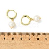 Natural Cultured Freshwater Pearl Hoop Dangle Earrings for Women EJEW-JE07277-5