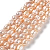 Natural Cultured Freshwater Pearl Beads Strands PEAR-Z002-32-1