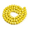 Electroplate Glass Beads Strands EGLA-A044-P8mm-A04-3