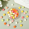 Rubberized Style Imitated Silicone Acrylic Beads MACR-PA0001-06A-03-3