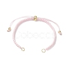 Braided Nylon Cord Slider Bracelet Making AJEW-JB01237-01-1