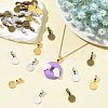 200Pcs Tibetan Style Alloy Glue On Flat Pad Pendant Bails TIBEP-FS0001-50-5