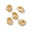 Rack Plating Brass Beads KK-C007-42G-1