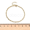 3MM 304 Stainless Steel Twisted Oval Link Chain Bracelets for Man and Women SA-CBAB767-17A-G-5