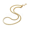 201 Stainless Steel Herringbone Chain Necklaces NJEW-P282-01G-2