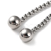 Non-Tarnish 304 Stainless Steel Adjustable Finger Ring Findings STAS-P328-06B-P-3