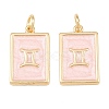 Brass Enamel Pendants KK-CBA62C2-01J-2