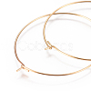 304 Stainless Steel Hoop Earrings Findings STAS-F227-54E-G-2